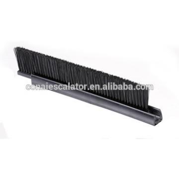 CNSB-011 Escalator safety skirt panel brush in straight line with single Nylon brush and 20 mm plastic base