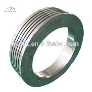 There is a strong abrasion resistance of ductile cast iron tractor,elevator parts 400*(5-6)*10