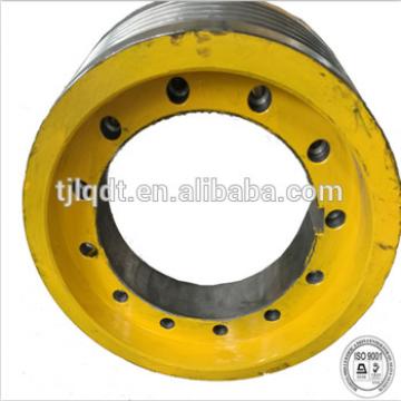 Strong wear resistance elevator componet spare parts,elevator traction wheel