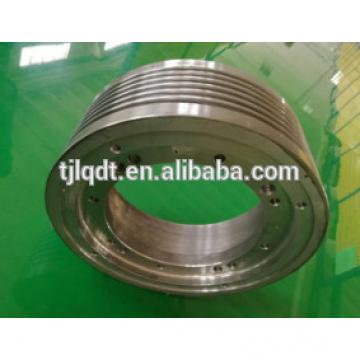 OT1Si permanent magnet traction elevator wheel,elevator parts,lift parts 410*(5-7)*10