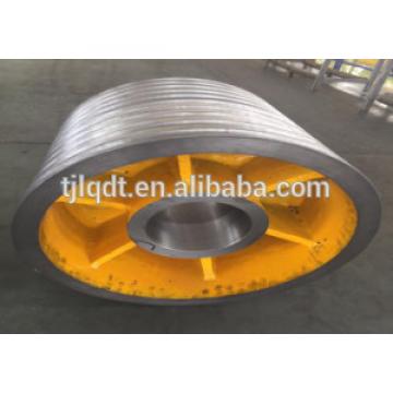 Fujitec Of heavy rope wheel with cast iron wheels and elevator wheel of elevator parts