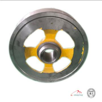 The elevator lift spare parts wheel, elevator cast iron elevator lift wheel