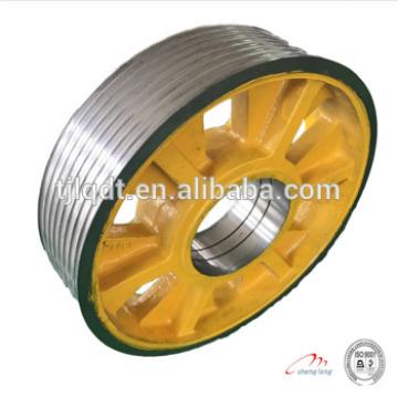 The cast iron wheel casting , elevator parts, elevator lift spare parts540*5*12