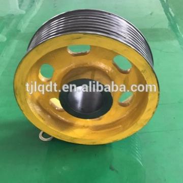 Toshiba construction elevator traction wheel with elevator lift parts
