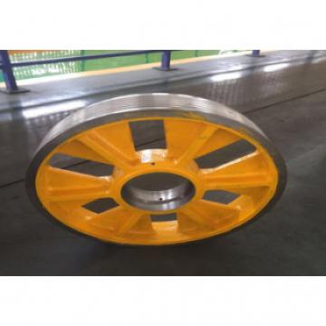 Fujitec cast iron wheels for elevator wheel with elevator spare parts