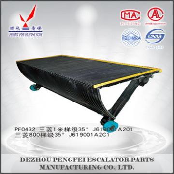 China supplier Mitsubishi step 0.8/1m step/low price of escalator step