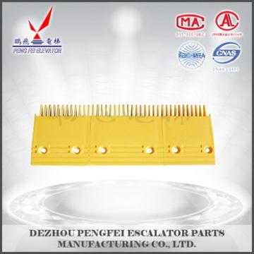 Toshiba comb plate yellow plastic comb plate for Toshiba escalator Escalators &amp; Escalator parts