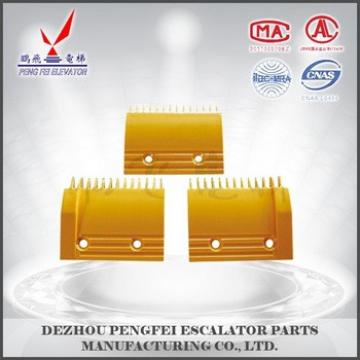Escalator square tools Wing tai comb plate Yellow plastic comb plate for wing tai escalator
