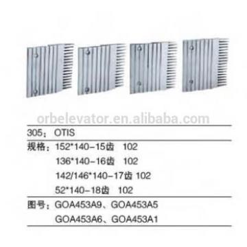 Escalator aluminium comb plate