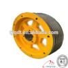 Quality guaranteed ductile iron lift parts, elevator traction wheel ,420*5*10,420*6*10