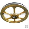 Construction high quality elevator wheel and cast iron traction sheave of elevator spare parts