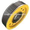 safety and high quality cast iron wheel traction elevator wheel of elevator parts
