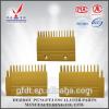 Mitsubishi yellow comb plate with plastic material for elevator parts with superior quality