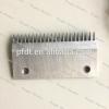 Two size of escalator parts with comb plate for certificate products
