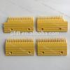 Hyundai escalator comb plate with yellow color fine quality #1 small image