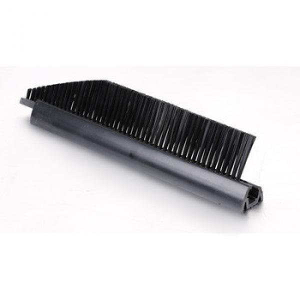 CNSB-009 cheap Escalator safe straight line skirt panel brush with single Nylon brush and 25 mm Aluminum base #1 image