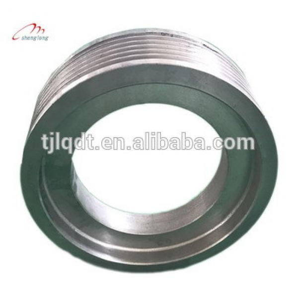 Mitsubishi safety elevator accessory traction wheel,elevator lift spare parts400*(5-6)*10 #1 image