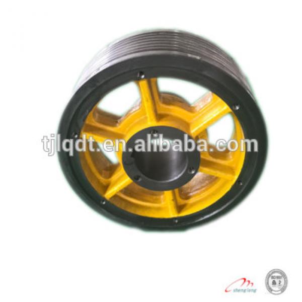 Construction equipment elevator wheels cast iron traction sheave for elevator parts #1 image