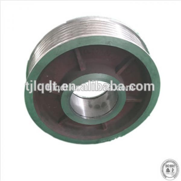China Manufactury high quality elevator wheel or traction sheave of elevator parts #1 image