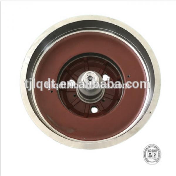 Safe and reliable and can be manned elevator brake wheel #1 image