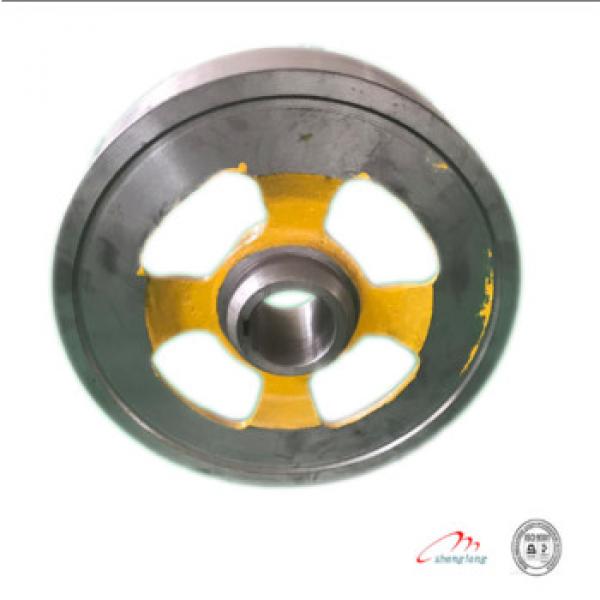 cast iron braking wheels with elevator wheel of elevator parts #1 image