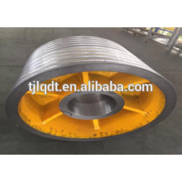 high quality of heavy rope wheel and elevator wheel of elevator parts #1 image