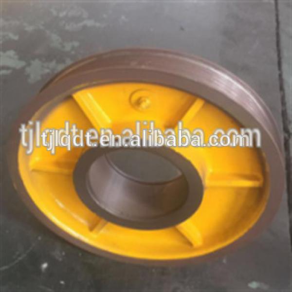 Resistance to wear and safe elevator wheel, the rope round,elevator parts #1 image