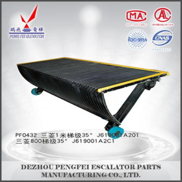 China supplier Mitsubishi step 0.8/1m step/low price of escalator step #1 image