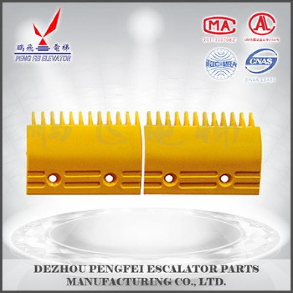 12teeth foster comb plate Yellow comb plate for Fujitec escalator #1 image