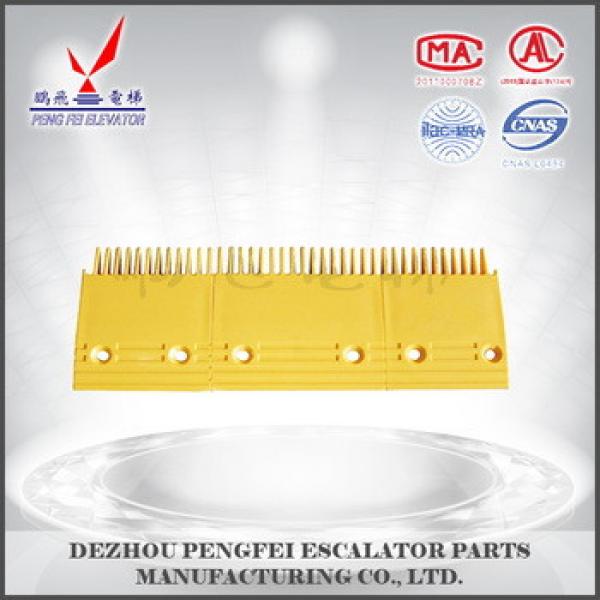 Toshiba comb plate yellow plastic comb plate for Toshiba escalator Escalators &amp; Escalator parts #1 image