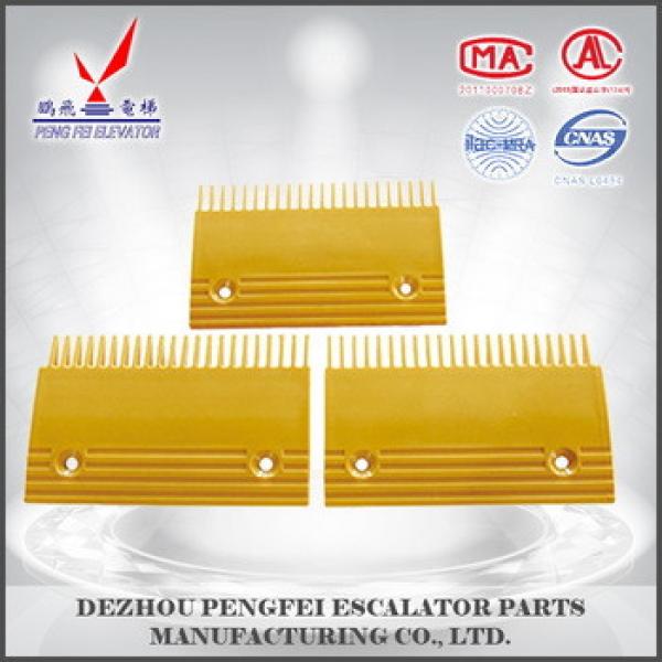 KONE Comb Plate with 22teeth yellow plastic comb plate&amp;comb segment #1 image