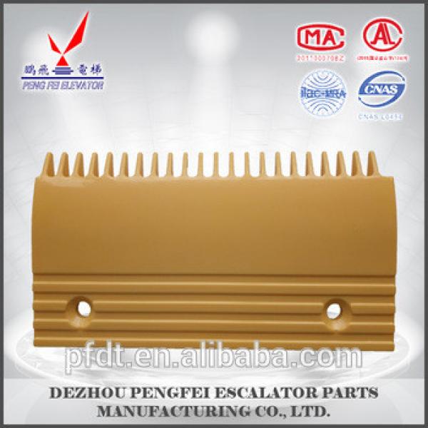 Well-made yellow 22-teeth comb plate for elevator spare parts #1 image