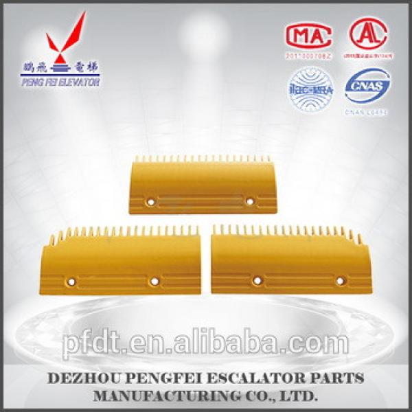 Escalator Yellow Comb Plate 14T For FUJITEC Escalator Parts #1 image