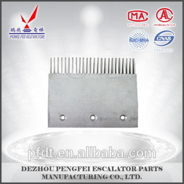 A piece of Thyseen aluminium alloy comb plate for elevator #1 image