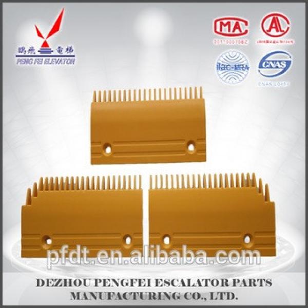 2016 best-selling Fujitec 0219CAD001 yellow plastic comb plate for elevator #1 image