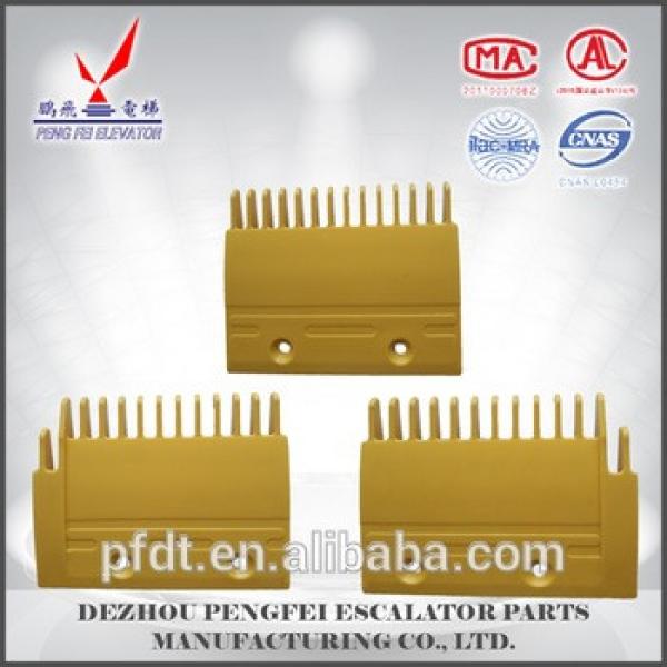 Mitsubishi yellow comb plate with plastic material for elevator parts with superior quality #1 image