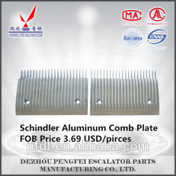 Schindler 22teeth Sidewalk Aluminum Comb Plate with low price and quality assurance #1 image