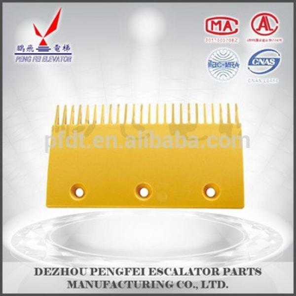thyssenkrupp elevator parts yellow comb plate plastic plate for thyssen escalator #1 image