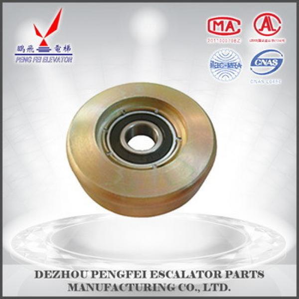 China supplier guide roller dritecting wheel /deflection sheave /good quality escalator square parts #1 image