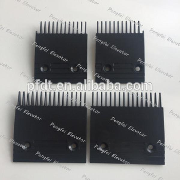 Black elevator parts for Dongyang comb plate with 12 teeth and 16 teeth #1 image