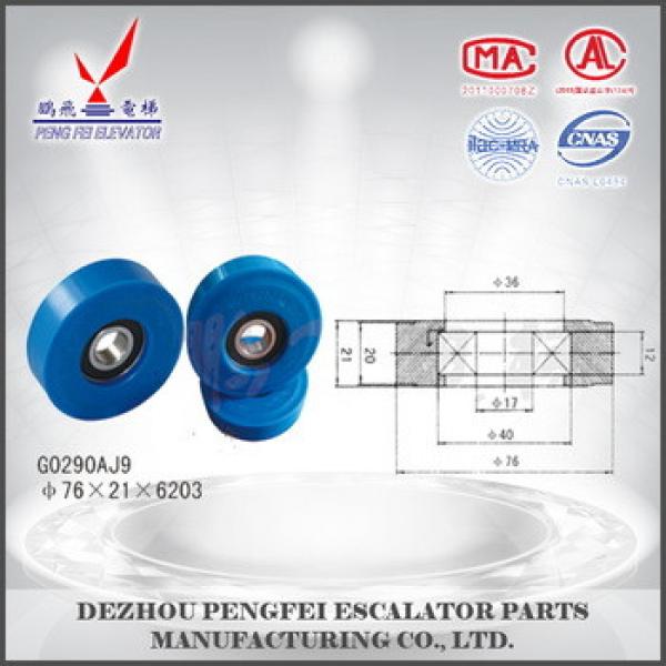 china supplier elevator rollers wheels step roller #1 image