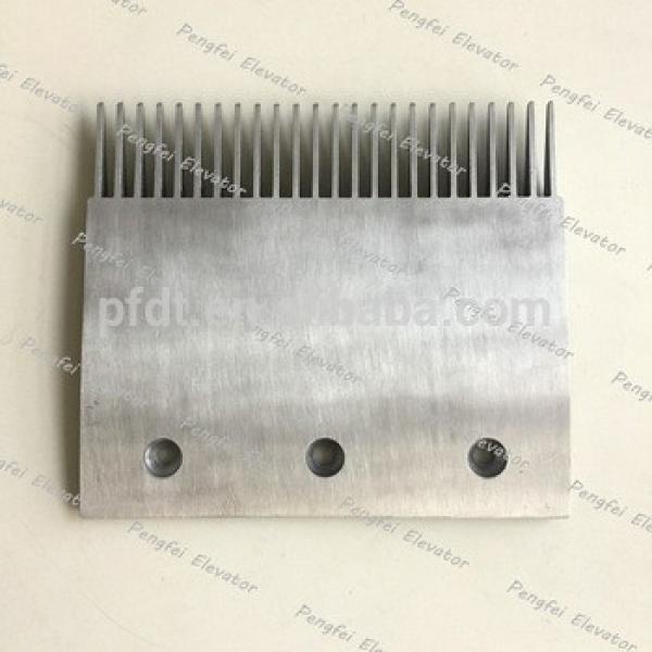 Thyssen 24teeth sidewalk comb plate aluminum escalator parts #1 image