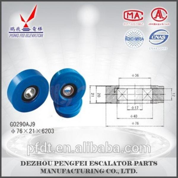 factory price for escalator parts blue chain wheels rollers #1 image
