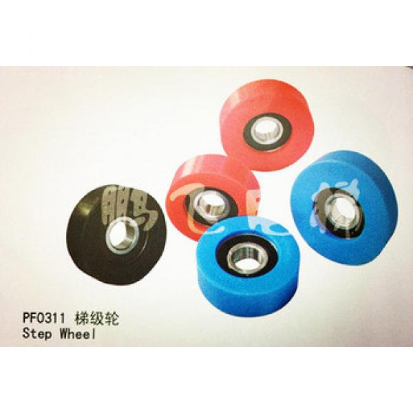 good quality steping wheel/factory price/escalator parts/blue step rollers #1 image
