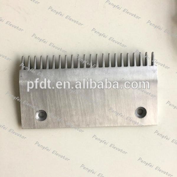 Schindler alloy aluminum comb plate with silver color #1 image
