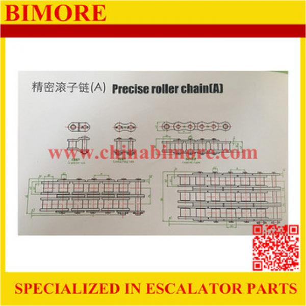 24A-3 P=38.1mm BIMORE Escalator precise roller chain, triplestrand row #1 image