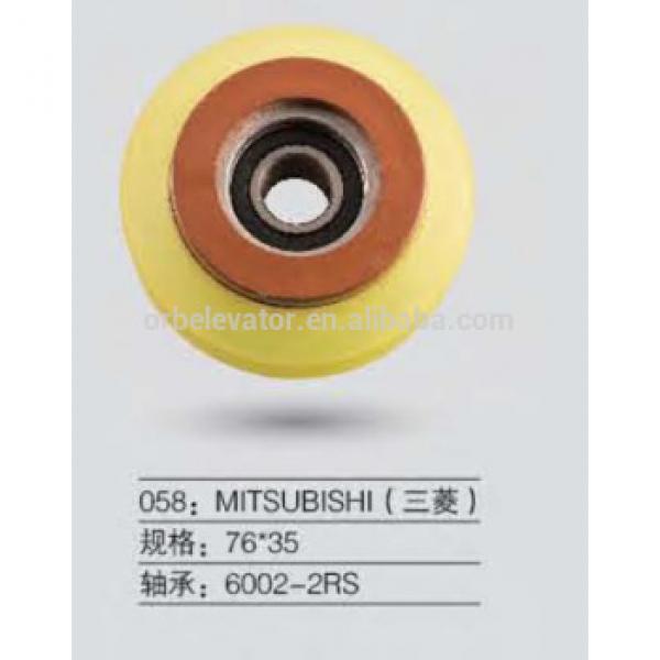 Mitsubishi escalator wheel 76*35 trolley roller #1 image