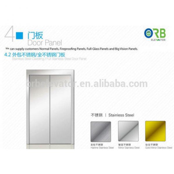 Elevator door panel lift stainless steel cladding door panel #1 image