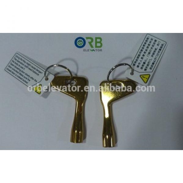 Elevator Triangular emergency key, door key lock, key switch #1 image